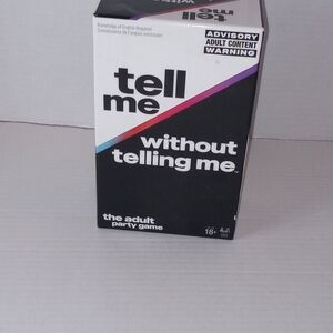 Black and White Tell Me Without Telling Me Game